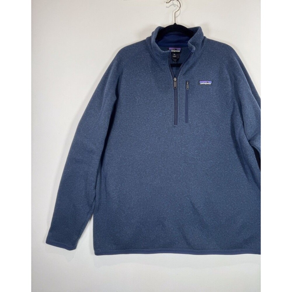 Patagonia Men Better Sweater Blue 1/4 Zip Fleece Pullover Jacket Outdoor 2XL XXL - Picture 5 of 11